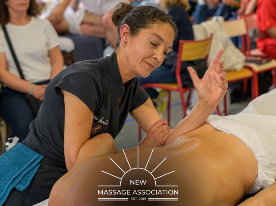 Votre praticienne en action au Championnat d'Europe de Massage 2025